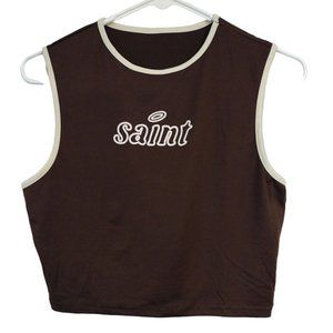 Blush Mark Women's Medium Brown Flare Leg Lounge Set